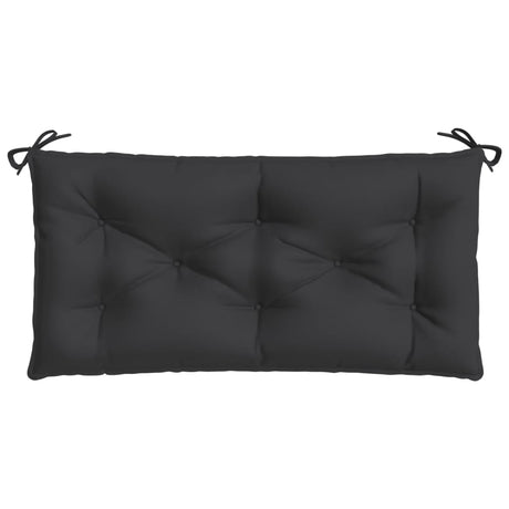 Vidaxx coussin de banc de jardin 110x50x7 cm tissu oxford noir