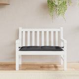 Vidaxx coussin de banc de jardin 110x50x7 cm tissu oxford noir