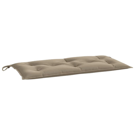 Vidaxx coussin de banc de jardin 110x50x7 cm tissu oxford taupe