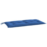 VidaXL coussin de banc de jardin 110x50x7 cm tissu bleu