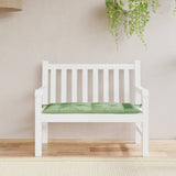 VidaXL coussin de banc de jardin motif feuille 110x50x7 cm tissu