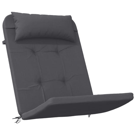 VidaXL Coussins de chaise 2 pcs Adirondack tissu oxford anthracite
