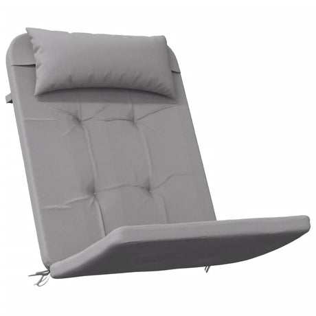 VidaXL Coussins de chaise 2 pcs Adirondack tissu oxford gris