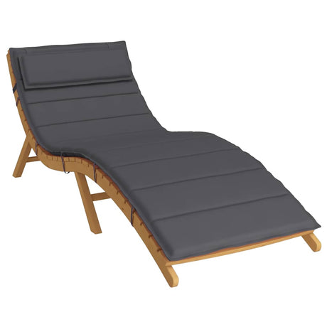 Vidaxx coussin de transat 180x60x4 cm tissu oxford anthracite