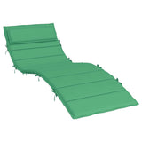 Vidaxx coussin de transat 180x60x4 cm tissu oxford vert