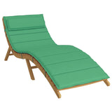 Vidaxx coussin de transat 180x60x4 cm tissu oxford vert