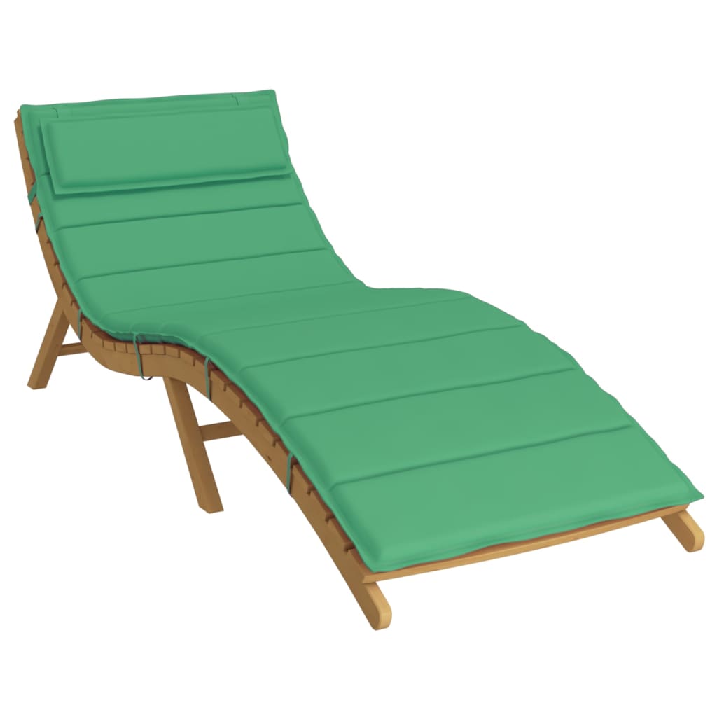 Vidaxl Lounger Blaphion 180x60x3 cm Oxford tkanina zelena