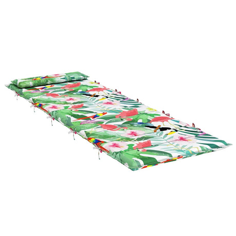 Vidaxx coussin de transat 180x60x3 cm tissu oxford multicolore