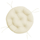 Vidaxl Fote Cushion Round Ø 60x11 cm Oxford Fabric Cream -Colored