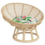 VidaXL Coussin rond Ø 60x11 cm tissu oxford multicolore