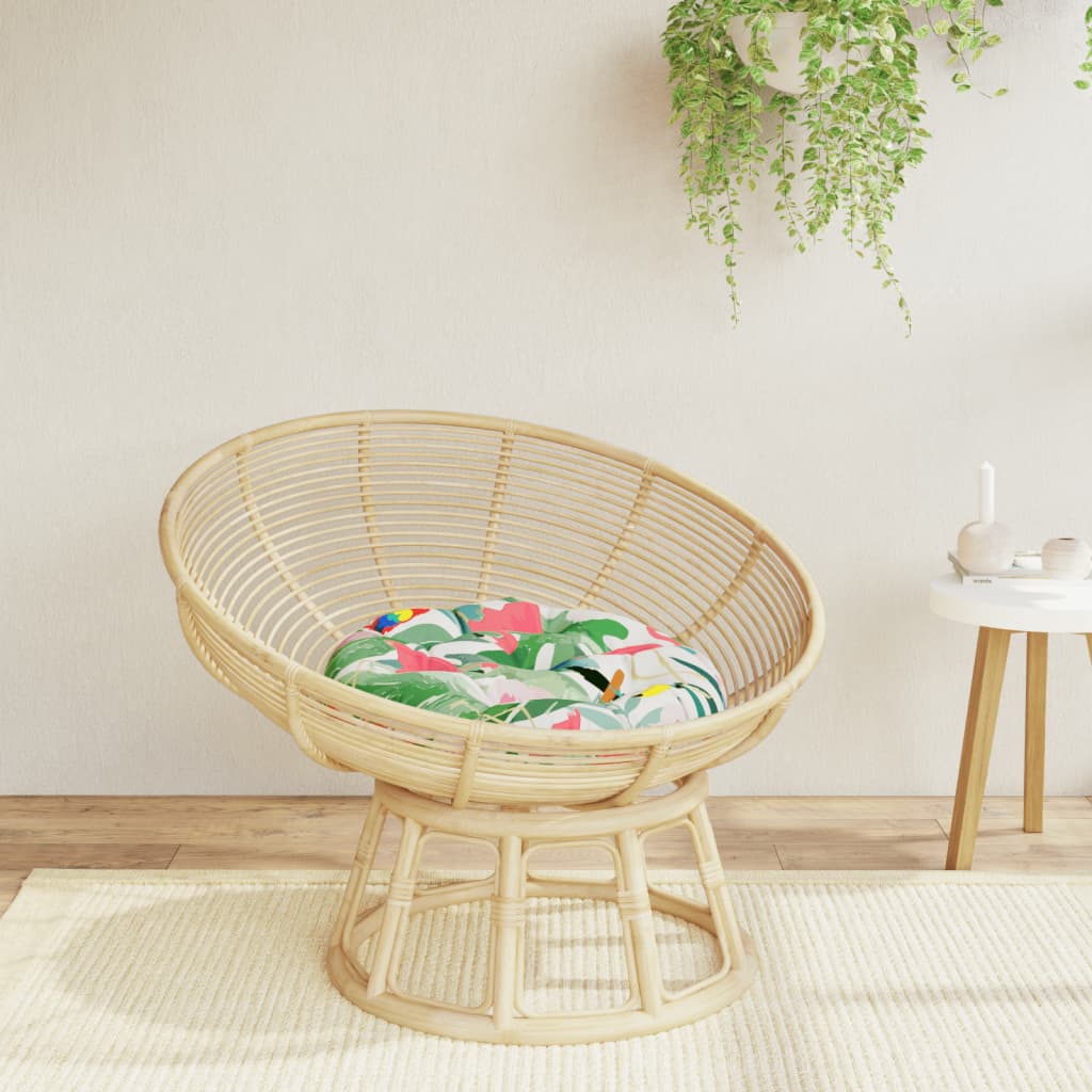 VidaXL Coussin rond Ø 60x11 cm tissu oxford multicolore