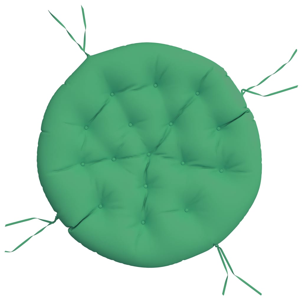 Coussin de siège vidaxl rond Ø 100x11 cm Oxford tissu vert