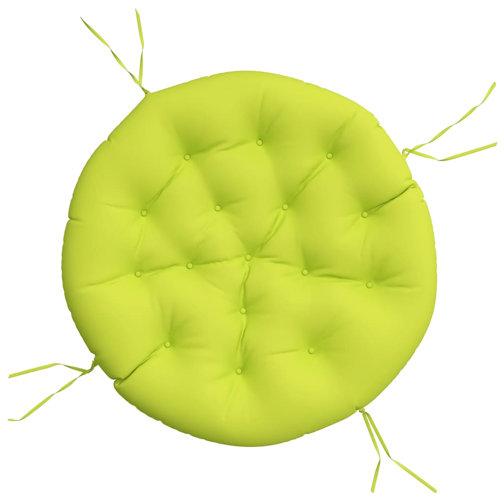 Vidaxl Seat Cushion Round Ø 100x11 cm Oxford Fabric Clear Green