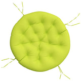 Vidaxl Seat Cushion Round Ø 100x11 cm Oxford Fabric Clear Green