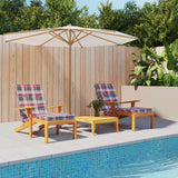 Vidaxx coussins de chaise de patio 2 pcs motif diamant tissu oxford rouge