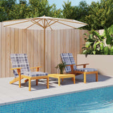 Vidaxx coussins de chaise de patio 2 pcs motif diamant tissu oxford gris