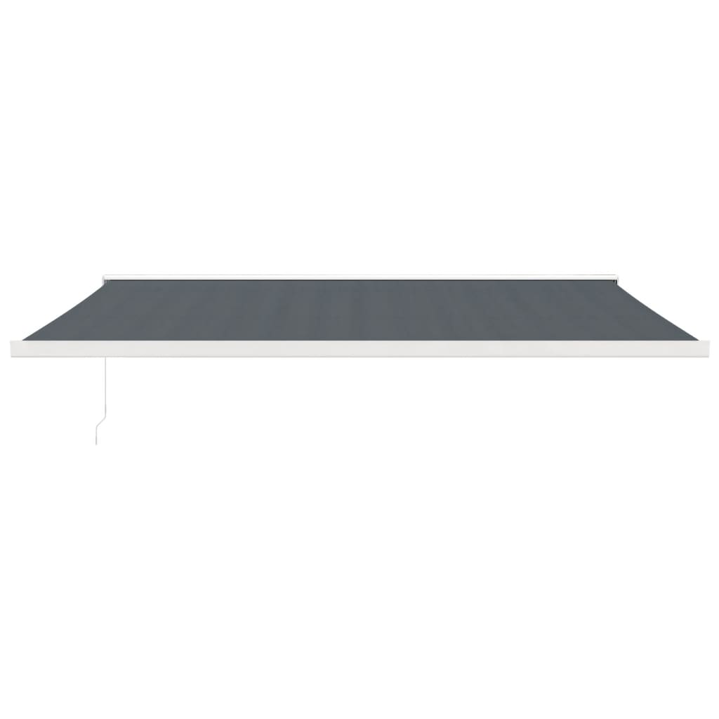 VidaXL Auvent extensible 4,5x3 m tissu et aluminium anthracite