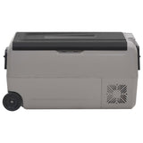 Vidaxx glacière à roulettes et poignée 36 l polypropylène noir et gris