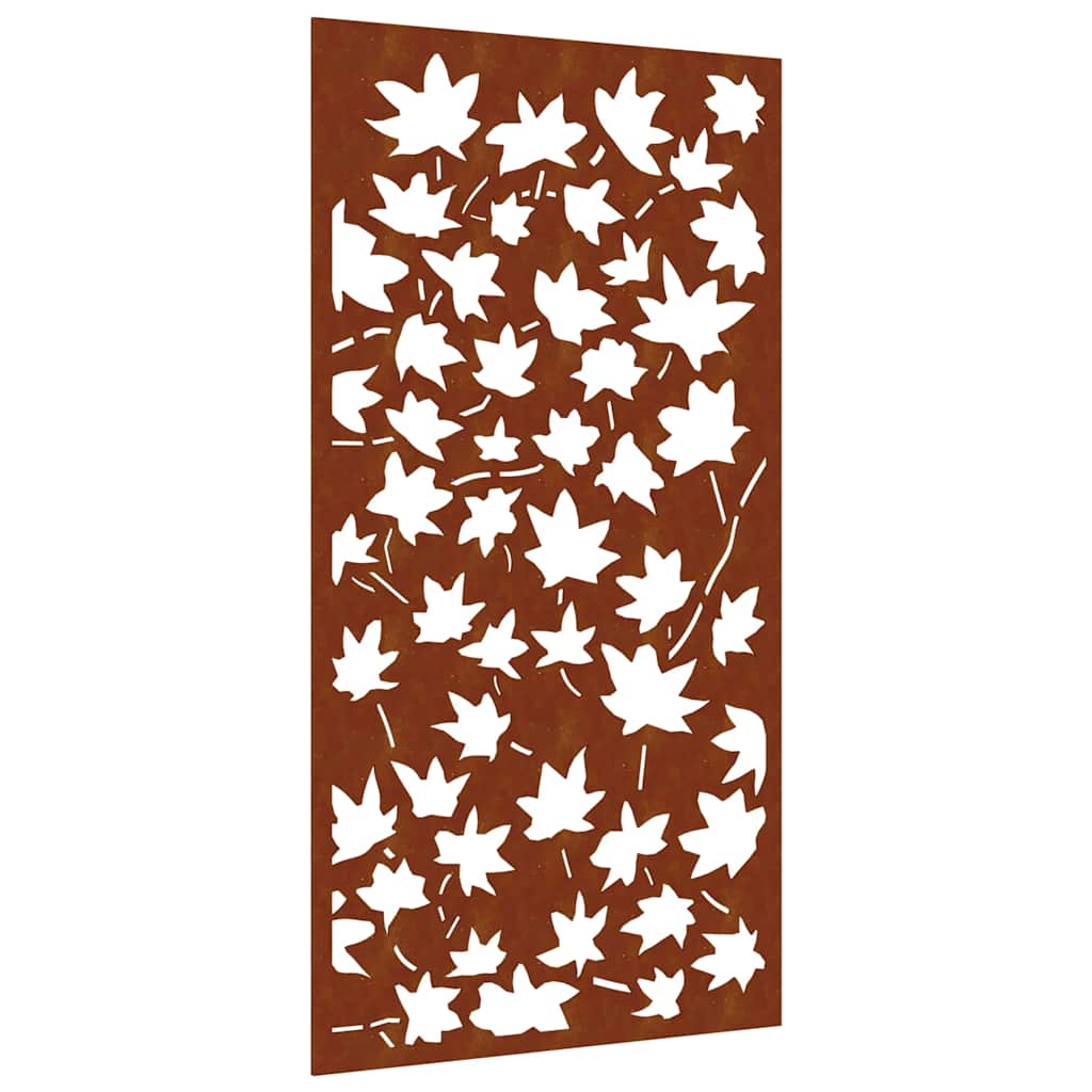 Vidaxx décoration murale jardin feuille d'érable design 105x55 cm acier corten