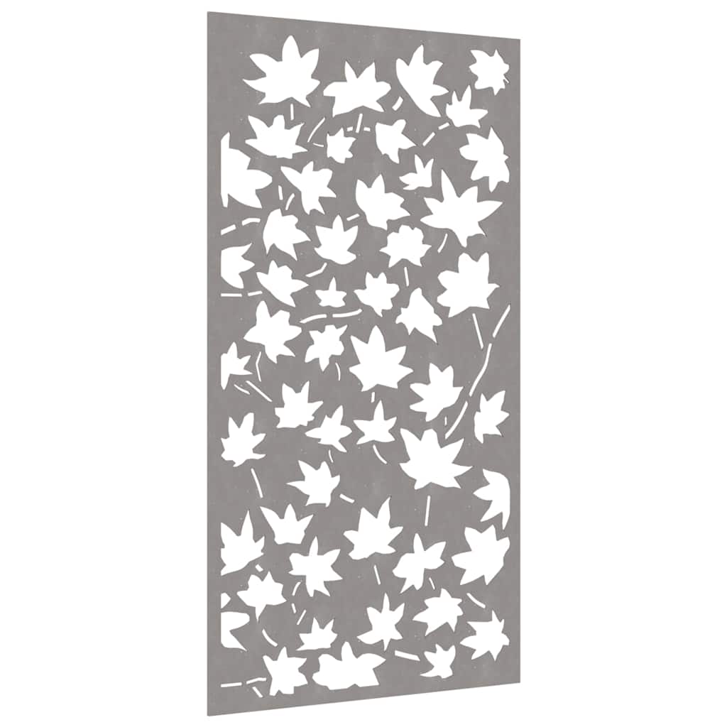 Vidaxx décoration murale jardin feuille d'érable design 105x55 cm acier corten