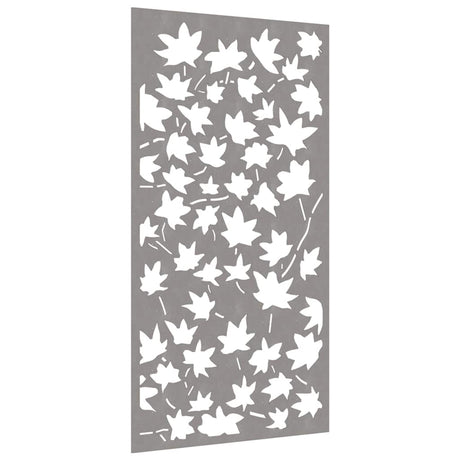 Vidaxx décoration murale jardin feuille d'érable design 105x55 cm acier corten