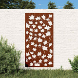 Vidaxx décoration murale jardin feuille d'érable design 105x55 cm acier corten
