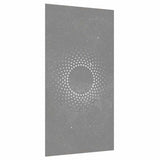 VidaXL décoration murale jardin soleil design 105x55 cm acier corten