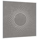 VidaXL décoration murale jardin soleil design 55x55 cm acier corten