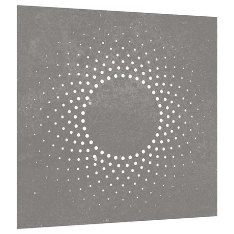 VidaXL décoration murale jardin soleil design 55x55 cm acier corten