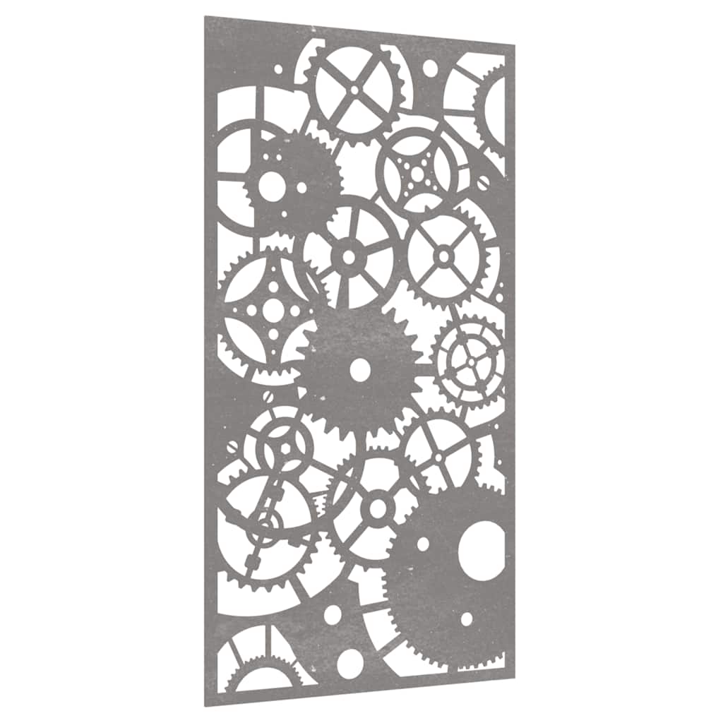 Vidaxxl décoration murale équipement de jardin design 105x55 cm acier corten
