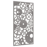 Vidaxxl décoration murale équipement de jardin design 105x55 cm acier corten