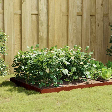 Vidaxx jardinière surélevée 100x100x18,5 cm acier corten