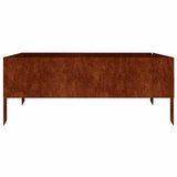 VidaXL jardinière surélevée 100x100x41 cm acier corten
