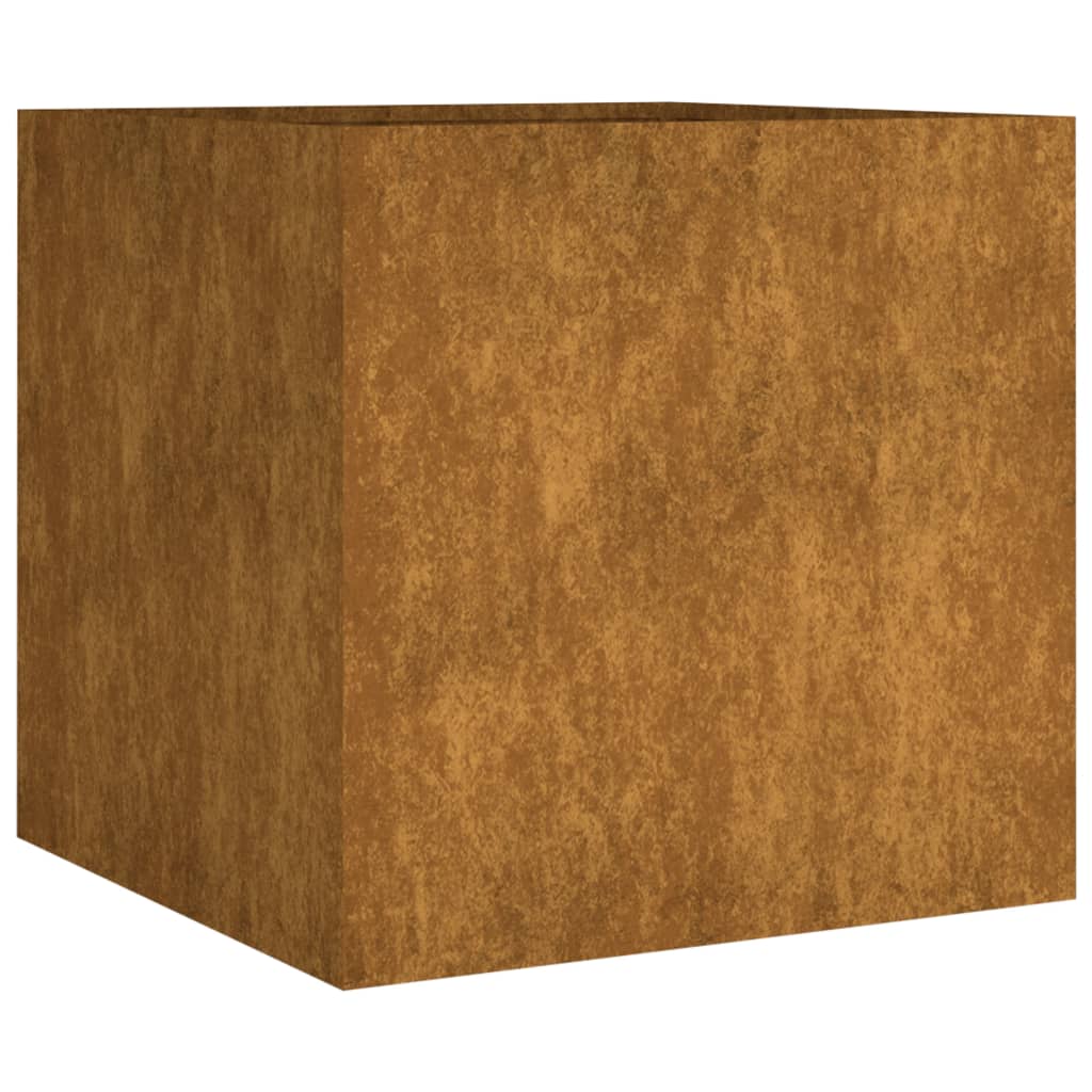 Casella di pianificazione Vidaxl 40x41x40 cm acciaio Corten