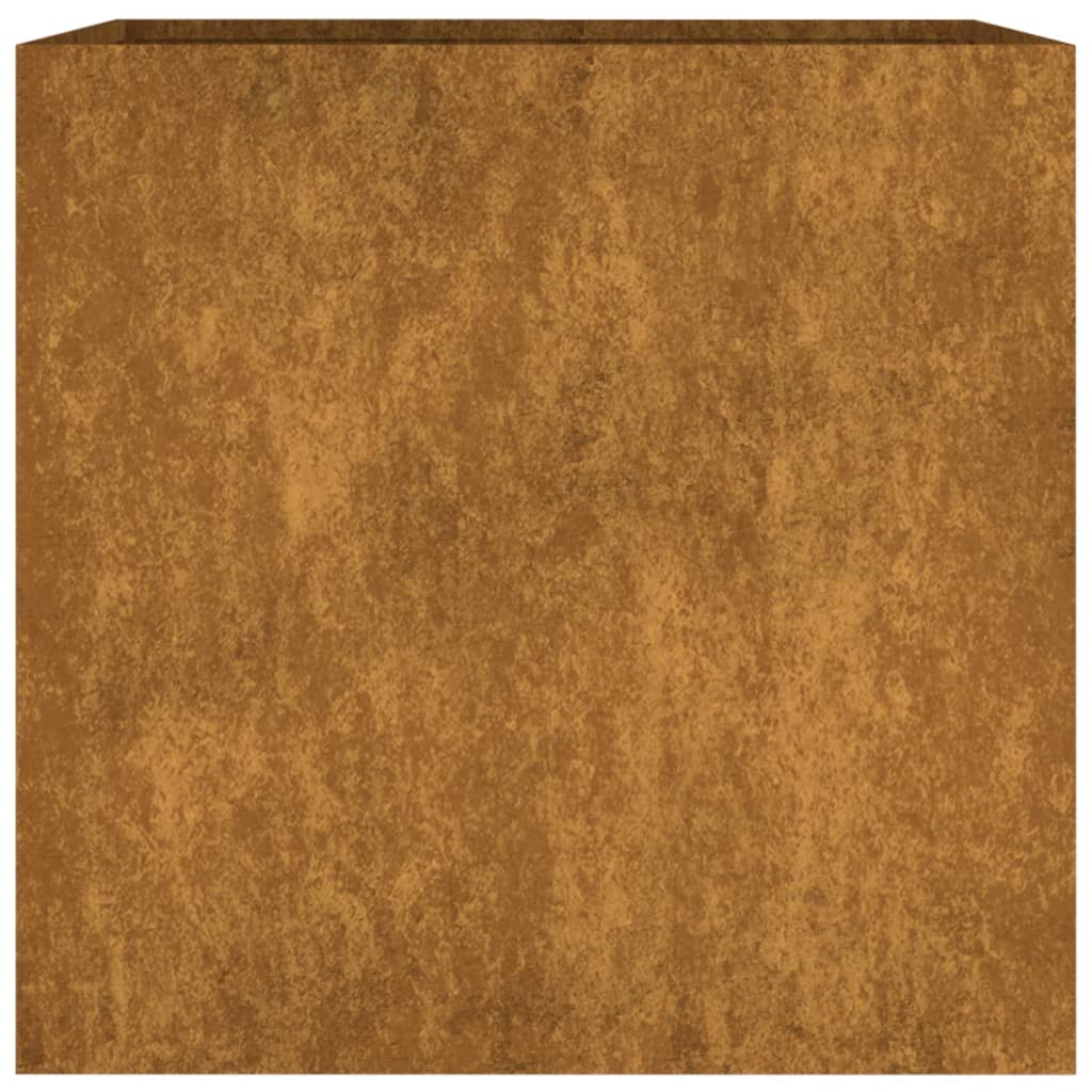 Casella di pianificazione Vidaxl 40x41x40 cm acciaio Corten