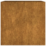 Casella di pianificazione Vidaxl 40x41x40 cm acciaio Corten