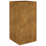 Jardinière Vidaxx 40x40x80 cm acier corten