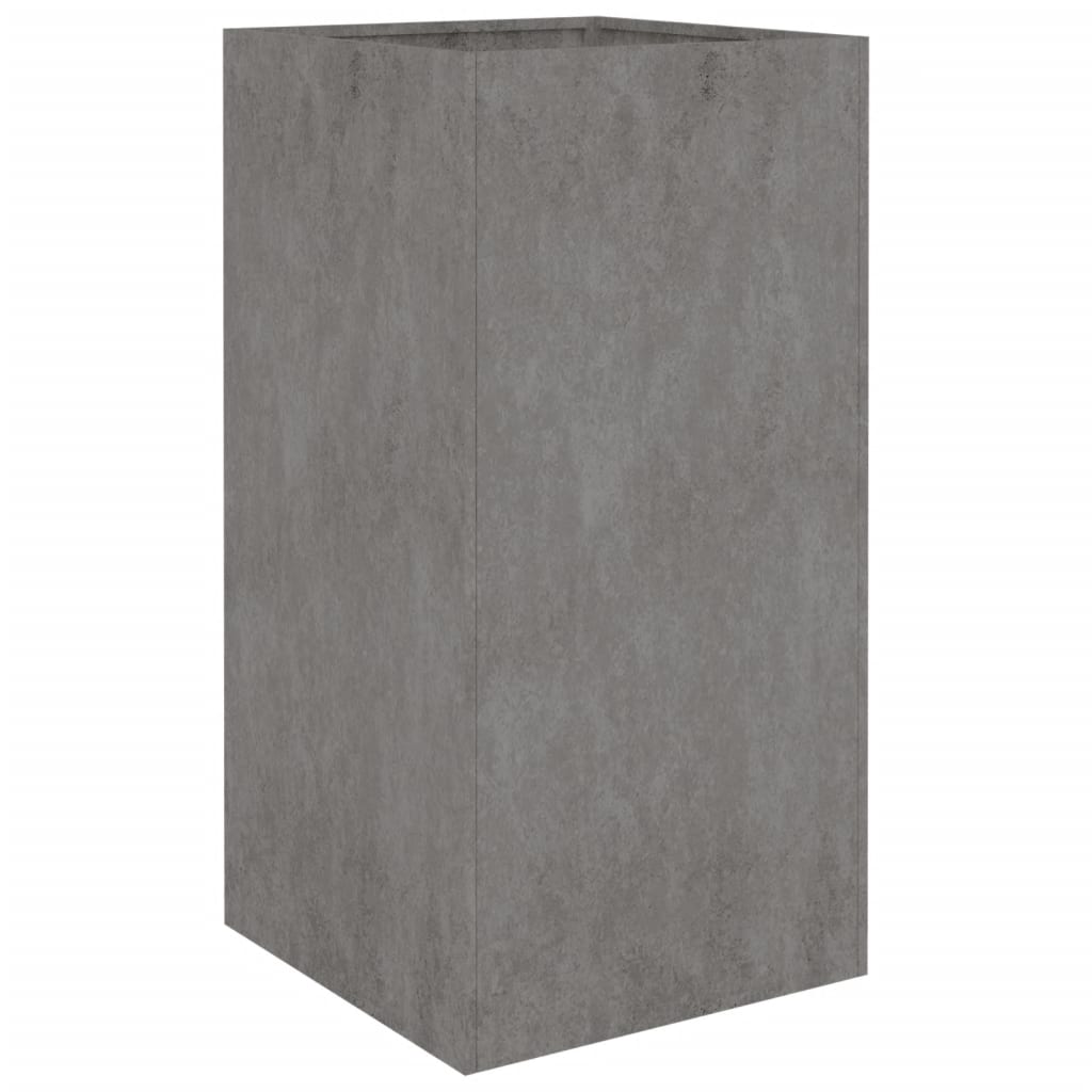 Jardinière Vidaxx 40x40x80 cm acier corten