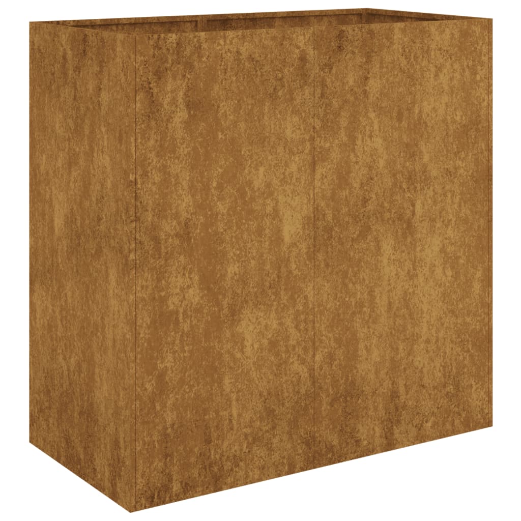 Jardinière Vidaxx 80x40x80 cm acier corten