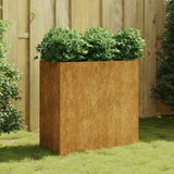 Jardinière Vidaxx 80x40x80 cm acier corten