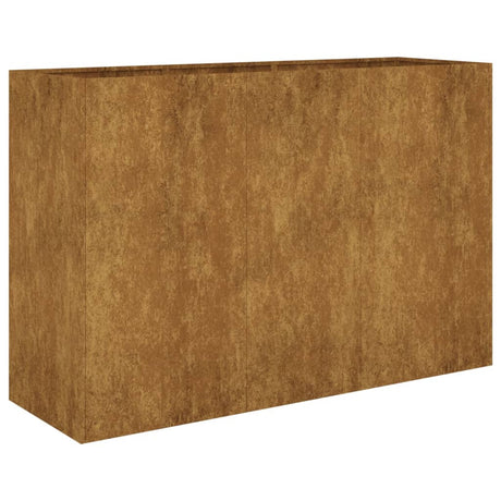 VidaXL jardinière surélevée 120x40x80 cm acier corten