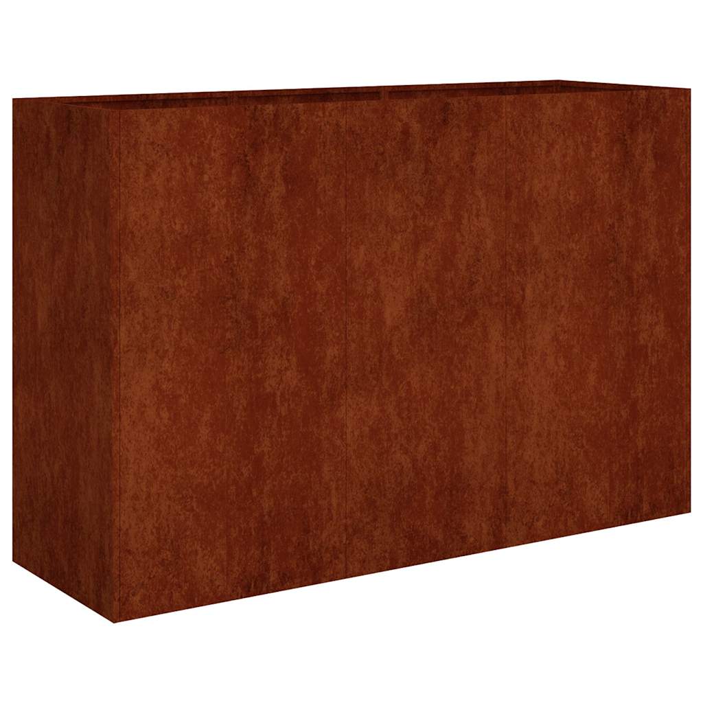VidaXL jardinière surélevée 120x40x80 cm acier corten