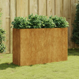 VidaXL jardinière surélevée 120x40x80 cm acier corten