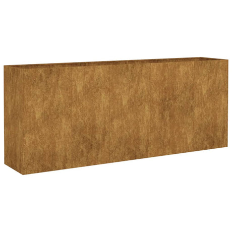 VidaXL jardinière surélevée 200x40x80 cm acier corten