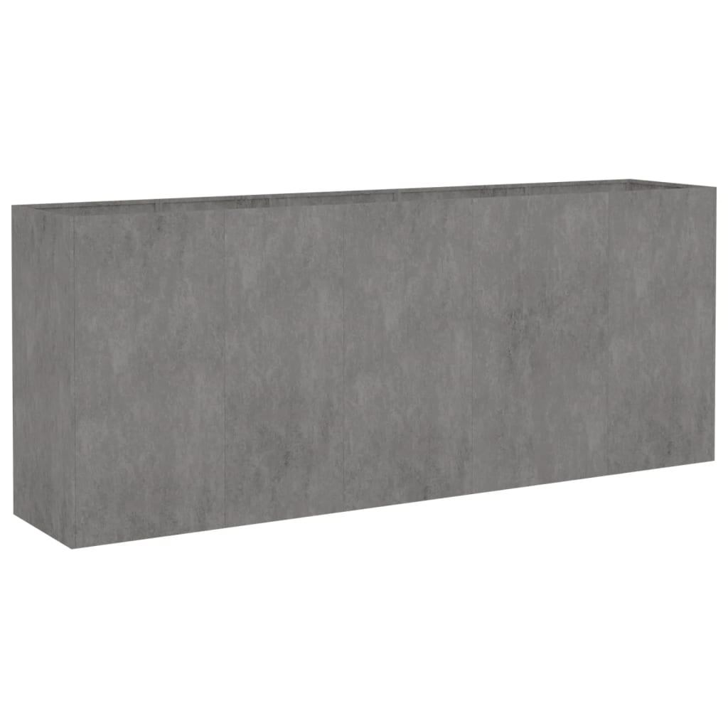 VidaXL jardinière surélevée 200x40x80 cm acier corten