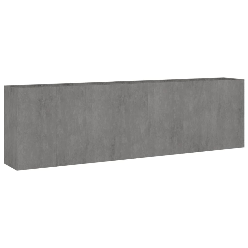 VidaXL Jardinière surélevée 280x40x80 cm acier corten