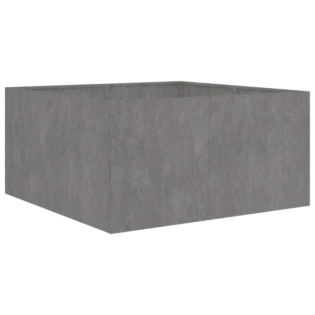 Jardinière Vidaxx 80x80x40 cm acier corten