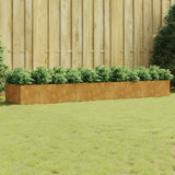 Vidaxl Plantador elevado 360x80x40 cm Corten Steel