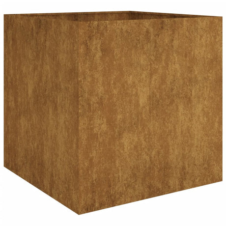 Jardinière Vidaxx 80x80x80 cm acier corten