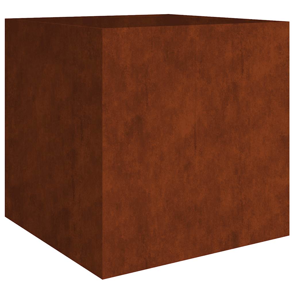 Jardinière Vidaxx 80x80x80 cm acier corten